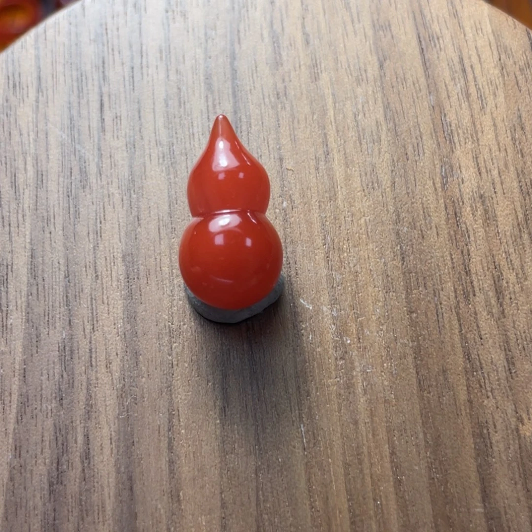 南红玛瑙未镶嵌樱桃红葫芦