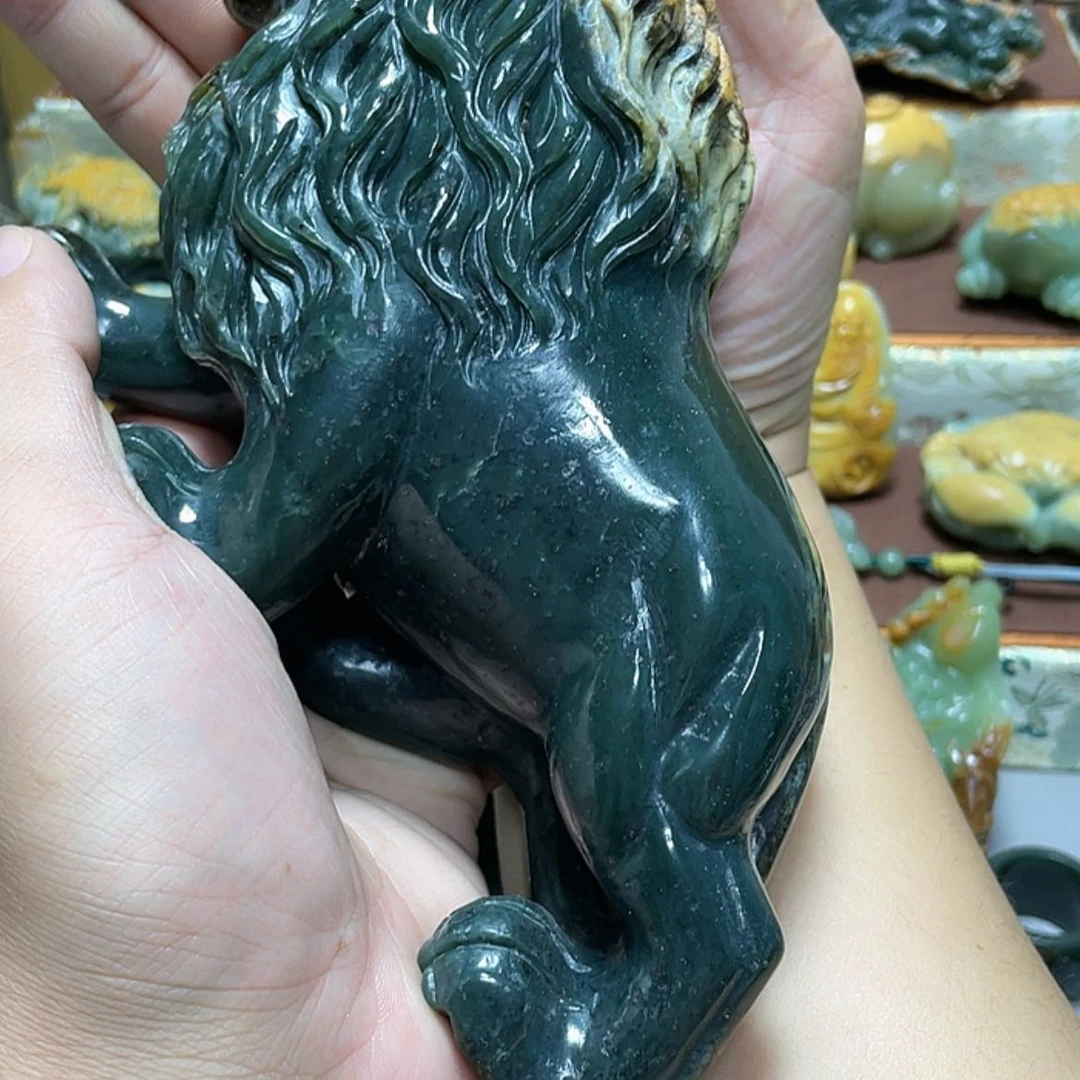 【闪购商品】未镶嵌岫岩河磨玉（透闪石质玉）挂件