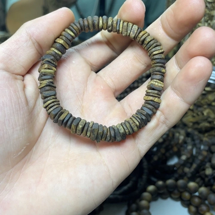 沉香沉香碎屑+沉水浮片片方珠7克加