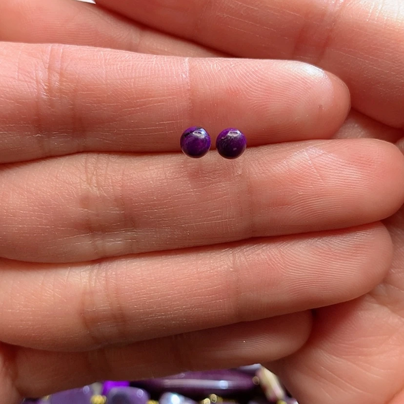 【闪购商品】苏纪石（舒俱来）耳钉银S925镶嵌