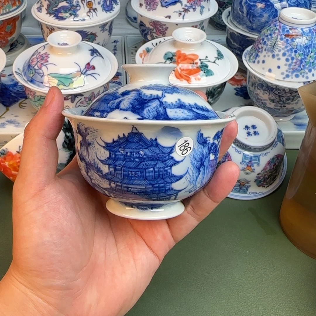 彦祖纯手工手绘茶具186