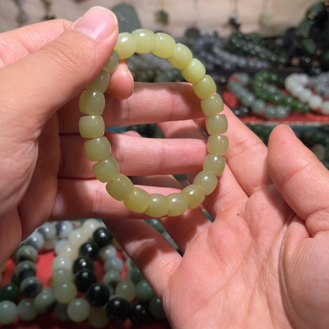 和田玉未镶嵌手链