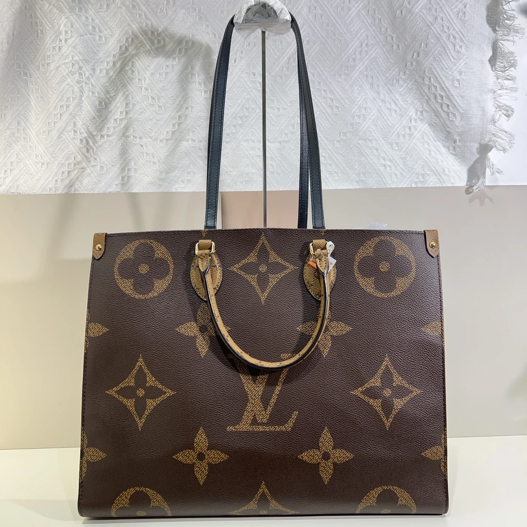 95新 LouisVuitton/路易威登 Lv老花onthego手提单肩包cj5593
