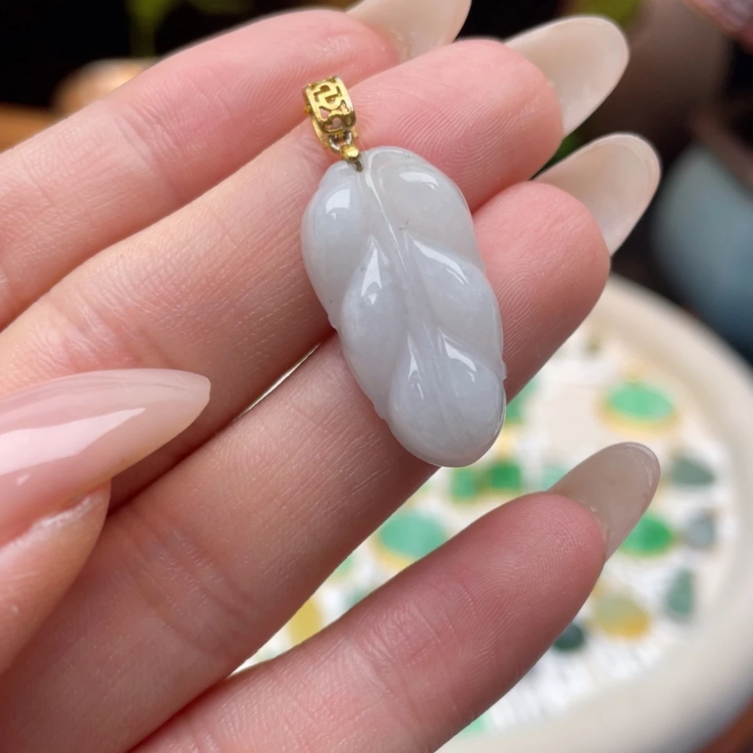 翡翠银S925镶嵌颈饰