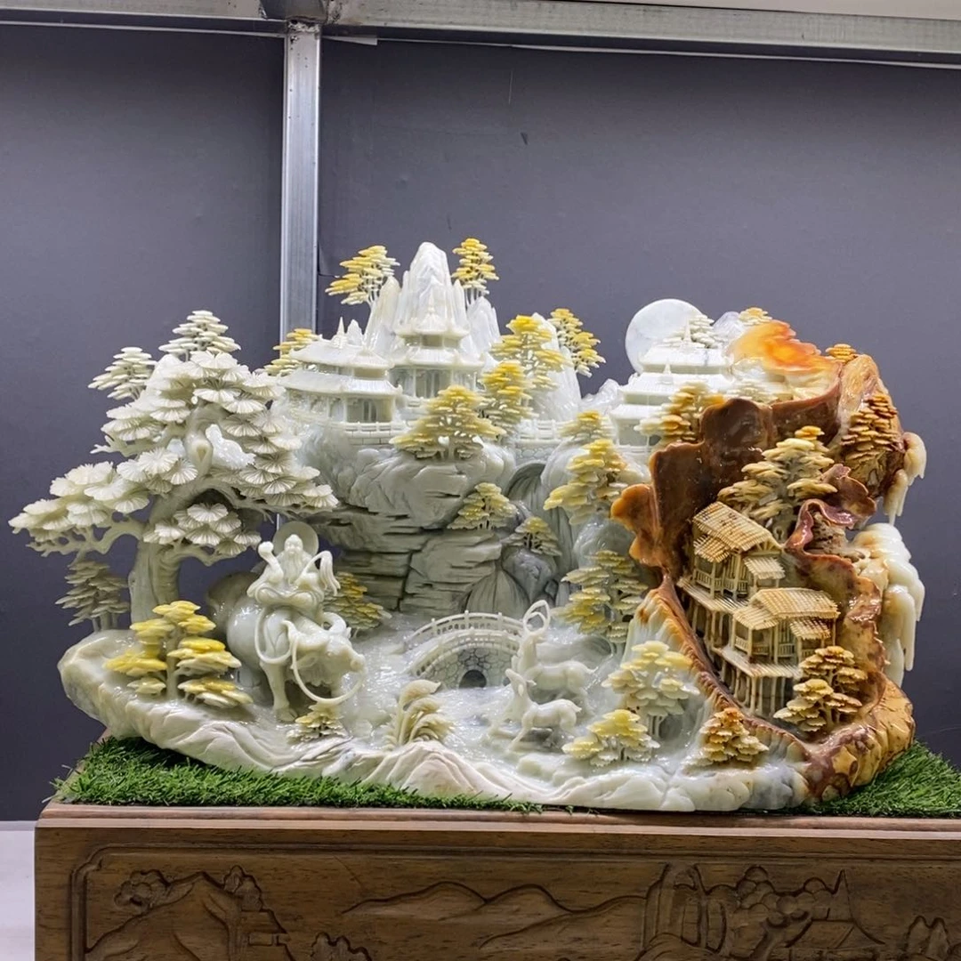 【闪购商品】蛇纹石玉（覆膜）珠宝奇石未镶嵌