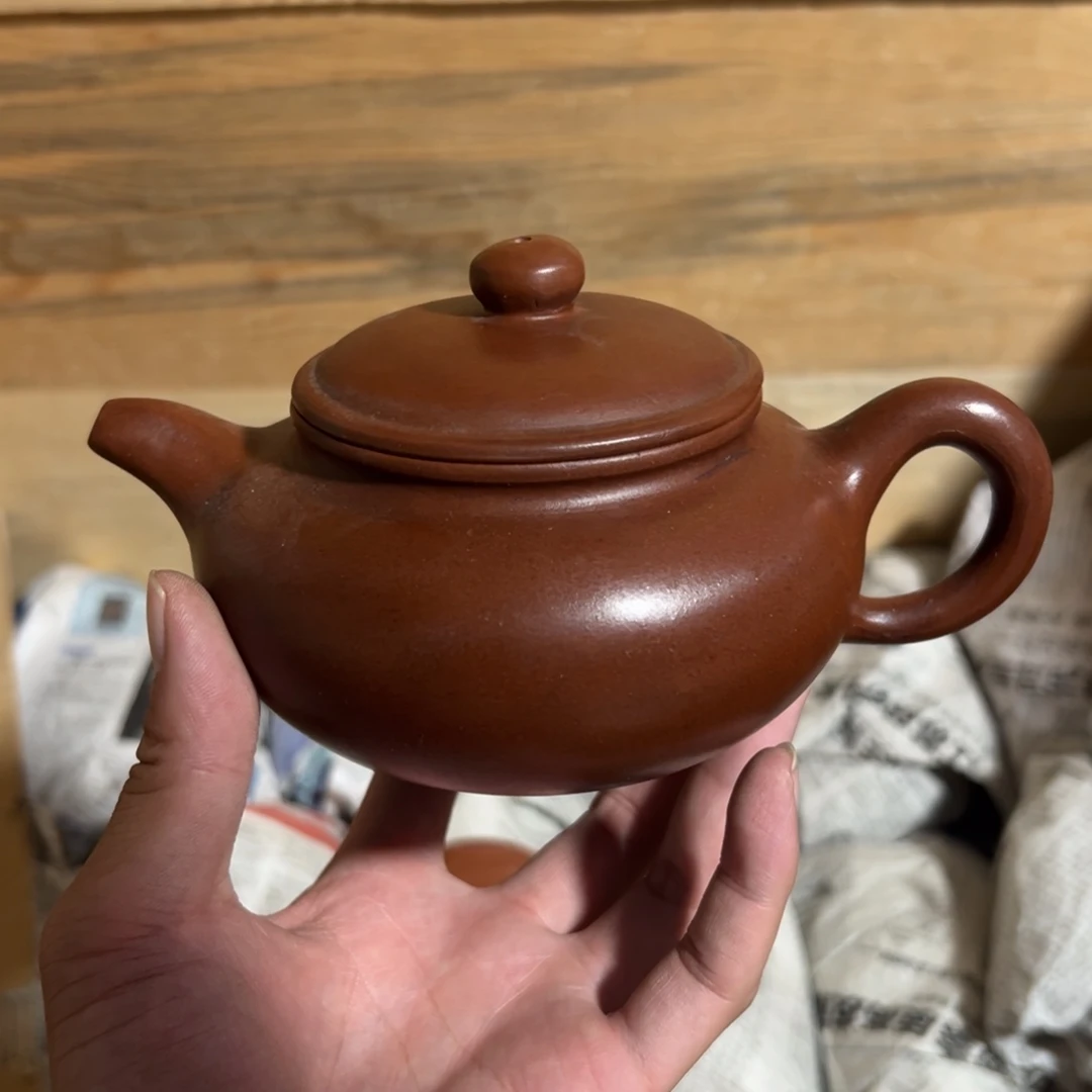 茶壶紫砂老厂紫砂壶一件!