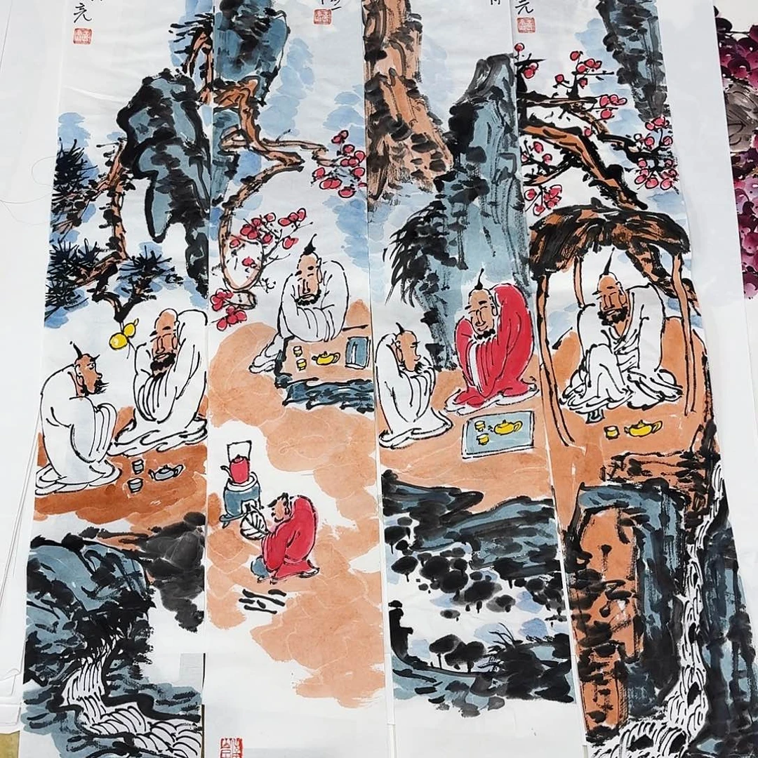 国画人物四条哈哈哈哈哈