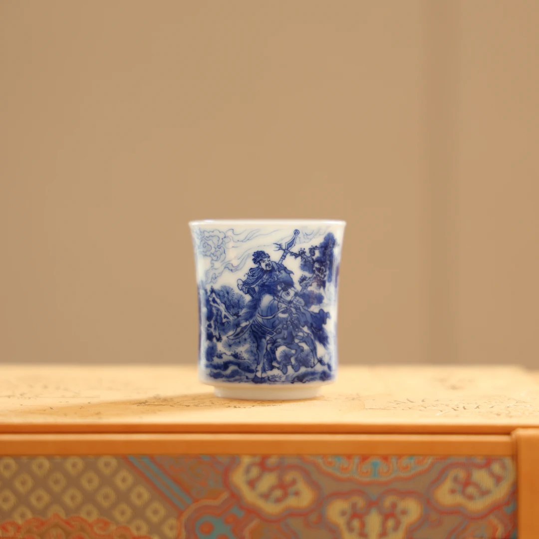 【刷刷专属】 铭墨丨关羽（马到成功）束口杯