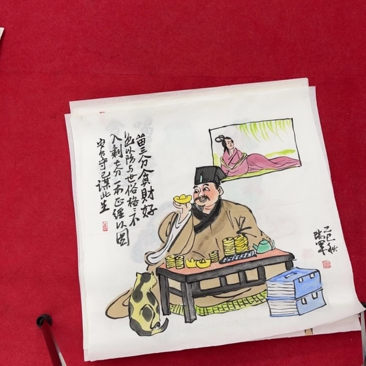 国画花鸟等多种鸟类的