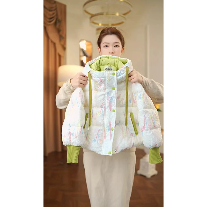 女童冬装棉服2025新款儿童冬季加厚棉袄夹棉外套3570