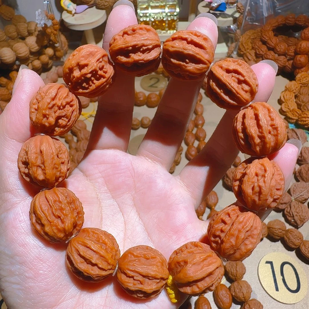 文玩核桃吊坠粗筋八棱