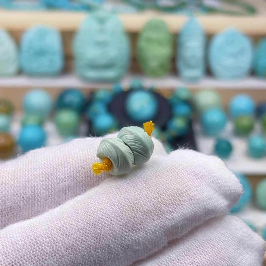 未镶嵌绿松石珠宝奇石卡9.1