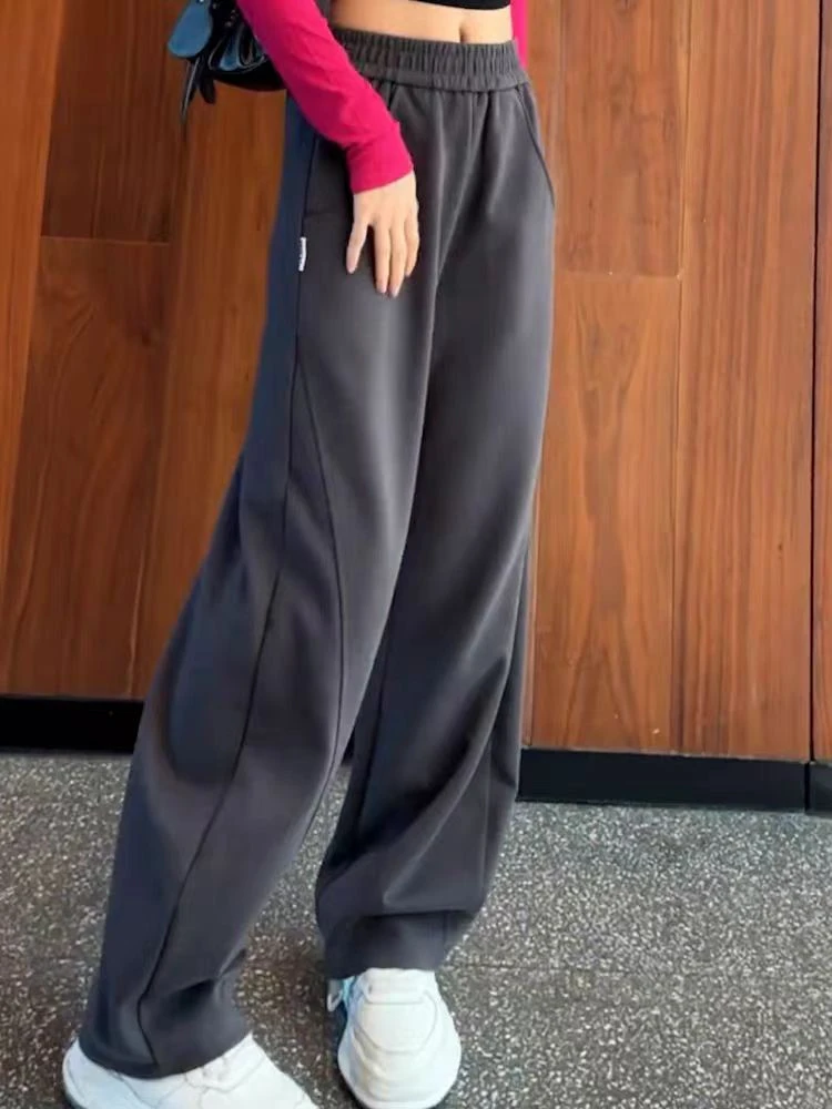 2025春季香蕉弯刀裤宽松高腰休闲