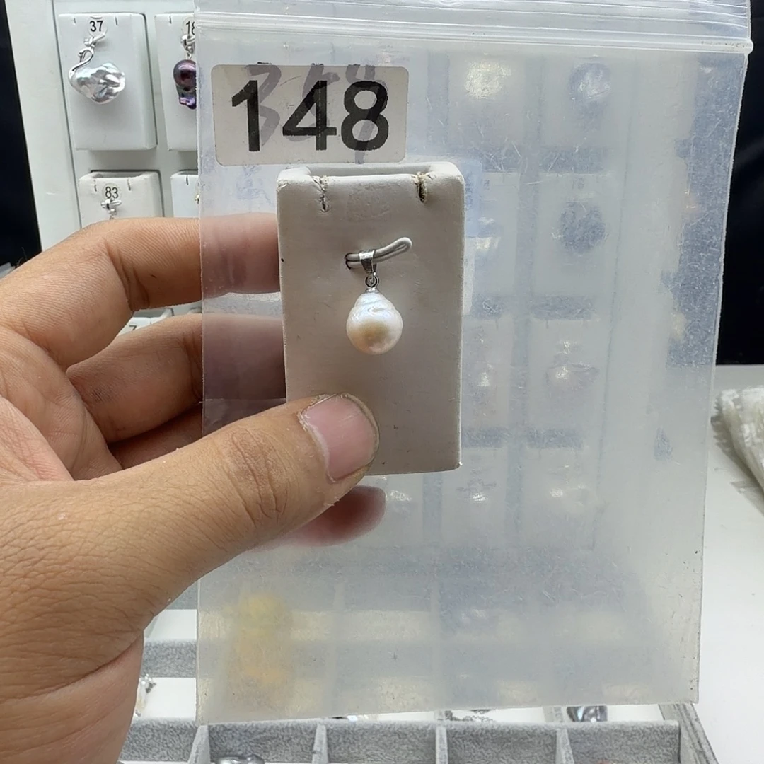 颈饰合金淡水珍珠