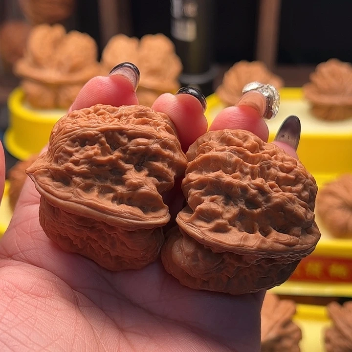 吊坠文玩核桃平谷凹底 43尺 全品