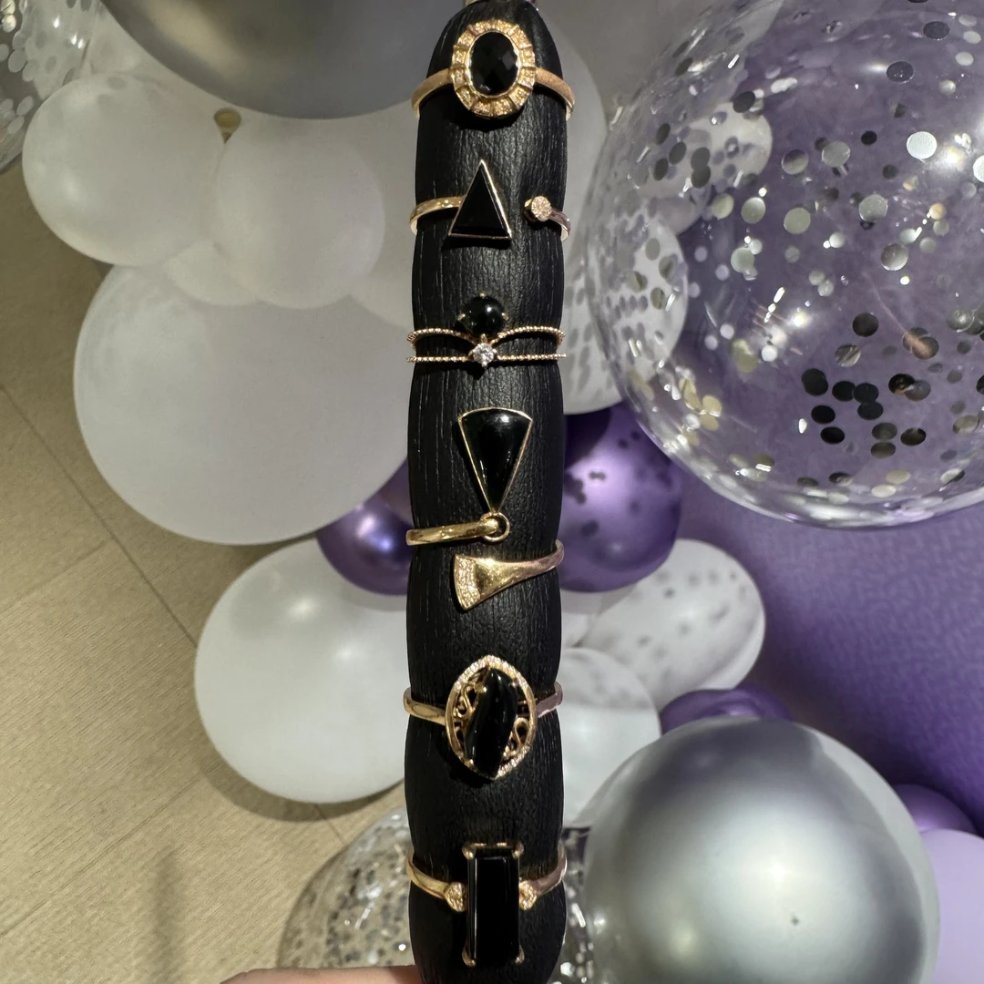 【一菲臻选】墨翠戒指-多样性发其一-GJ101|CMC1