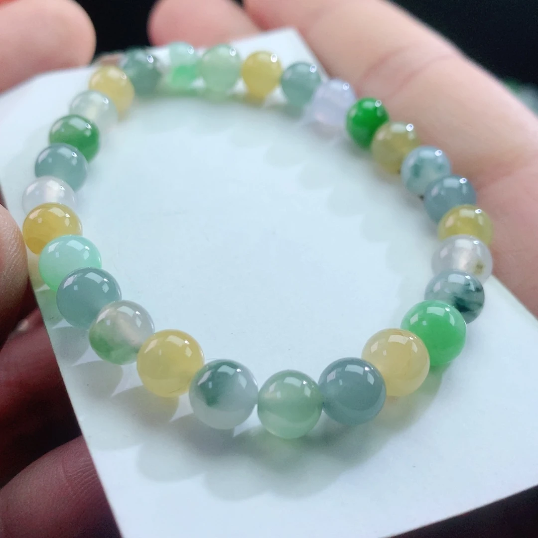 未镶嵌手链翡翠014卡7左右