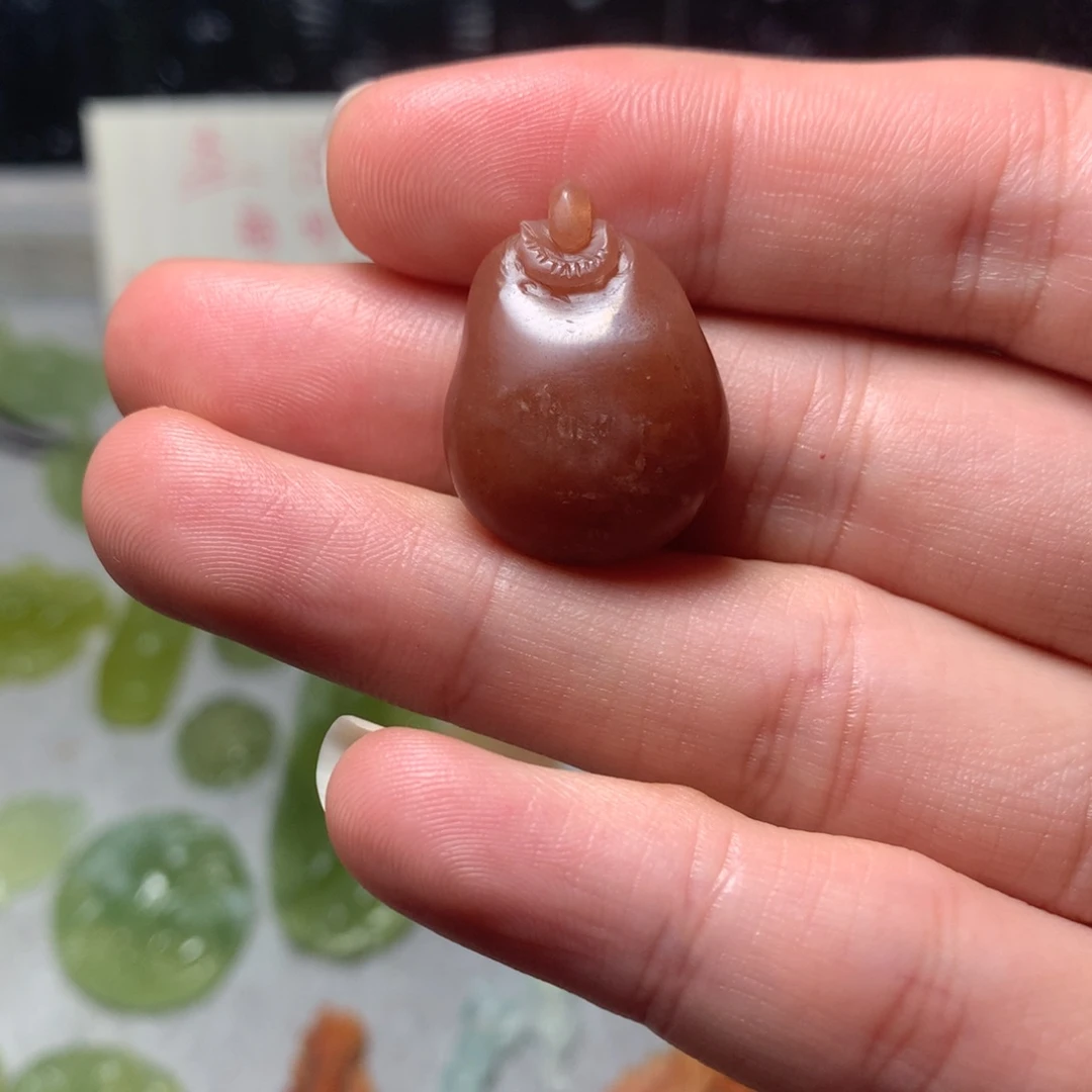 蛇纹石玉合金颈饰