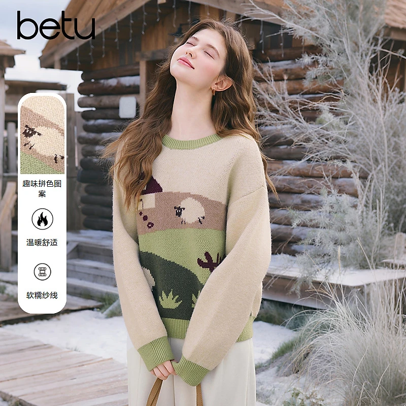 【芋总专属】Betu/百图2025年冬季毛衣2511D01