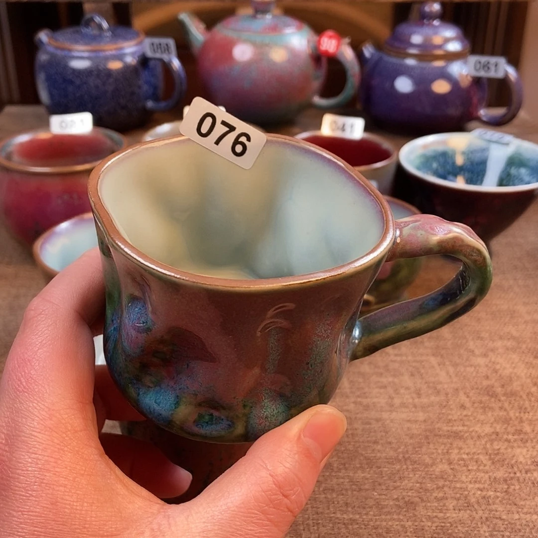 摆件一**?钧瓷主人杯杯