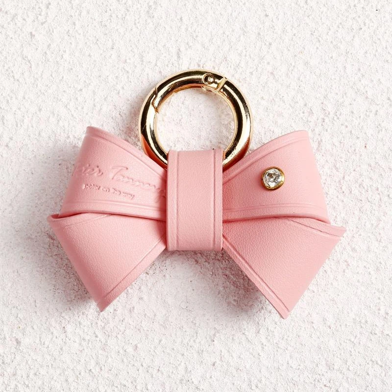 手工真皮汽车钥匙扣蝴蝶结钥匙扣挂件爆款女可爱牛皮钥匙扣可定制