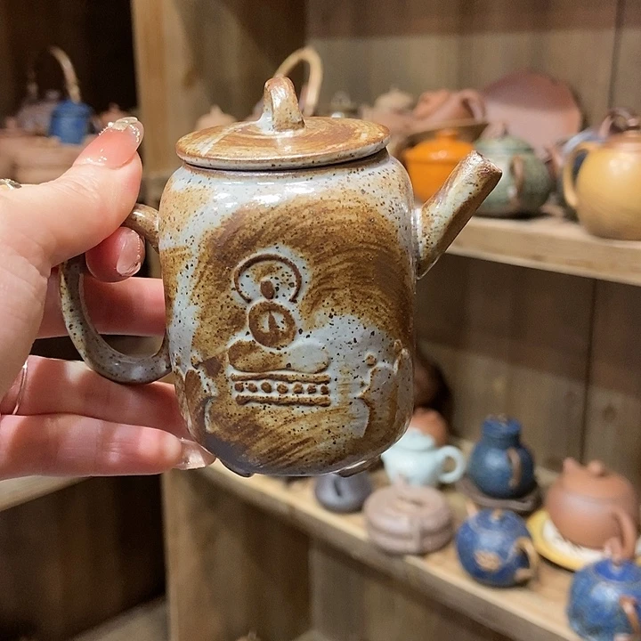 柴烧老岩泥高端茶器