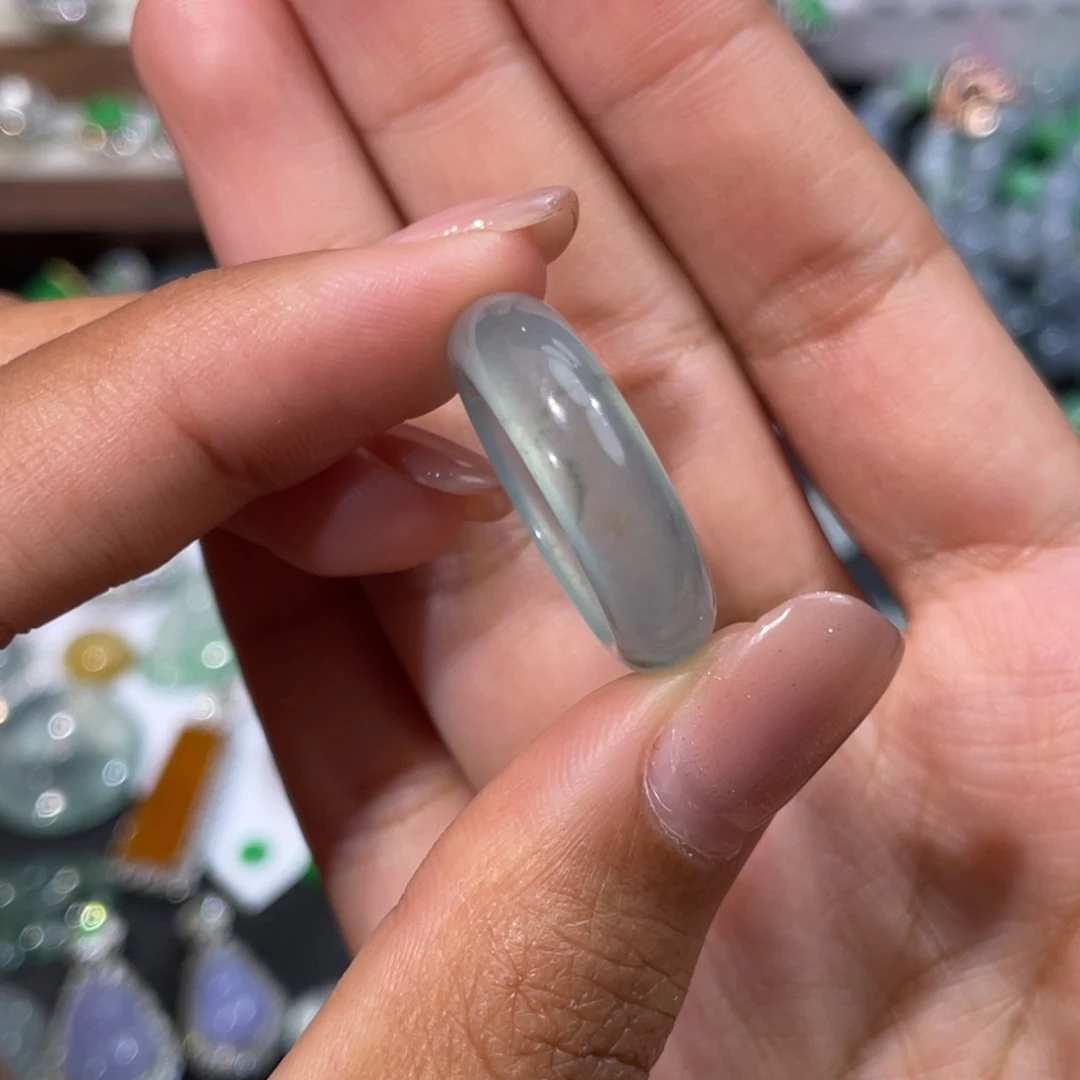 翡翠未镶嵌戒指戒圈（13-14）