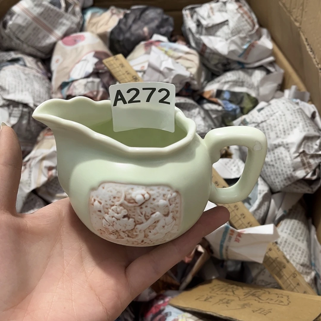 瓷片茶摆件工艺品摆件666