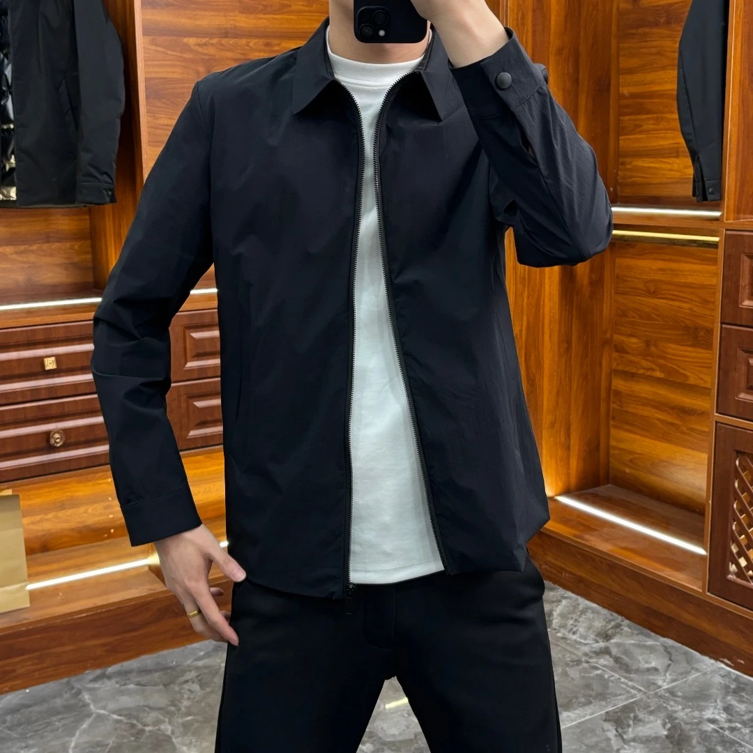 25042春夏季薄款两色春日绿行政夹克外套