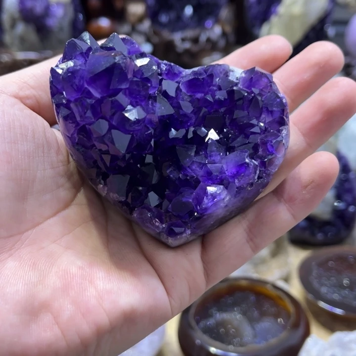 紫晶摆件未镶嵌摆件