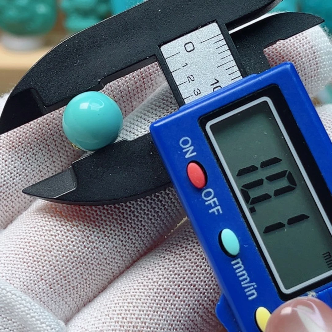 绿松石未镶嵌圆珠