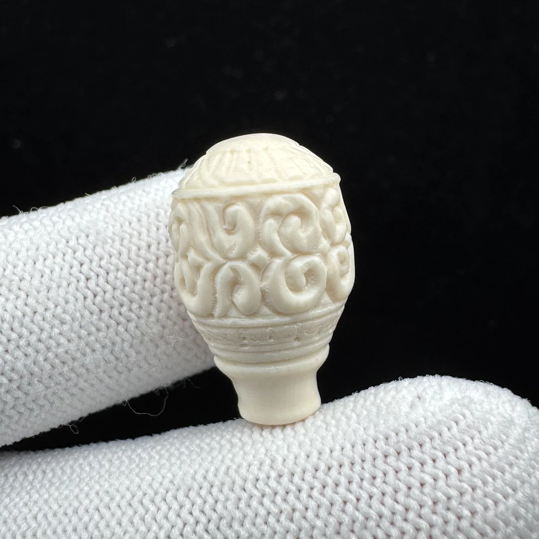 D4136天然猛犸牙 三通 13.5*21.7mm支持鉴定 假一罚四