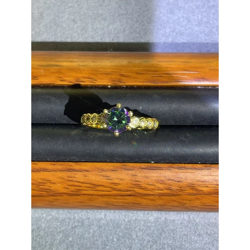 a2098黄托蜂巢六爪戒指多样性发货