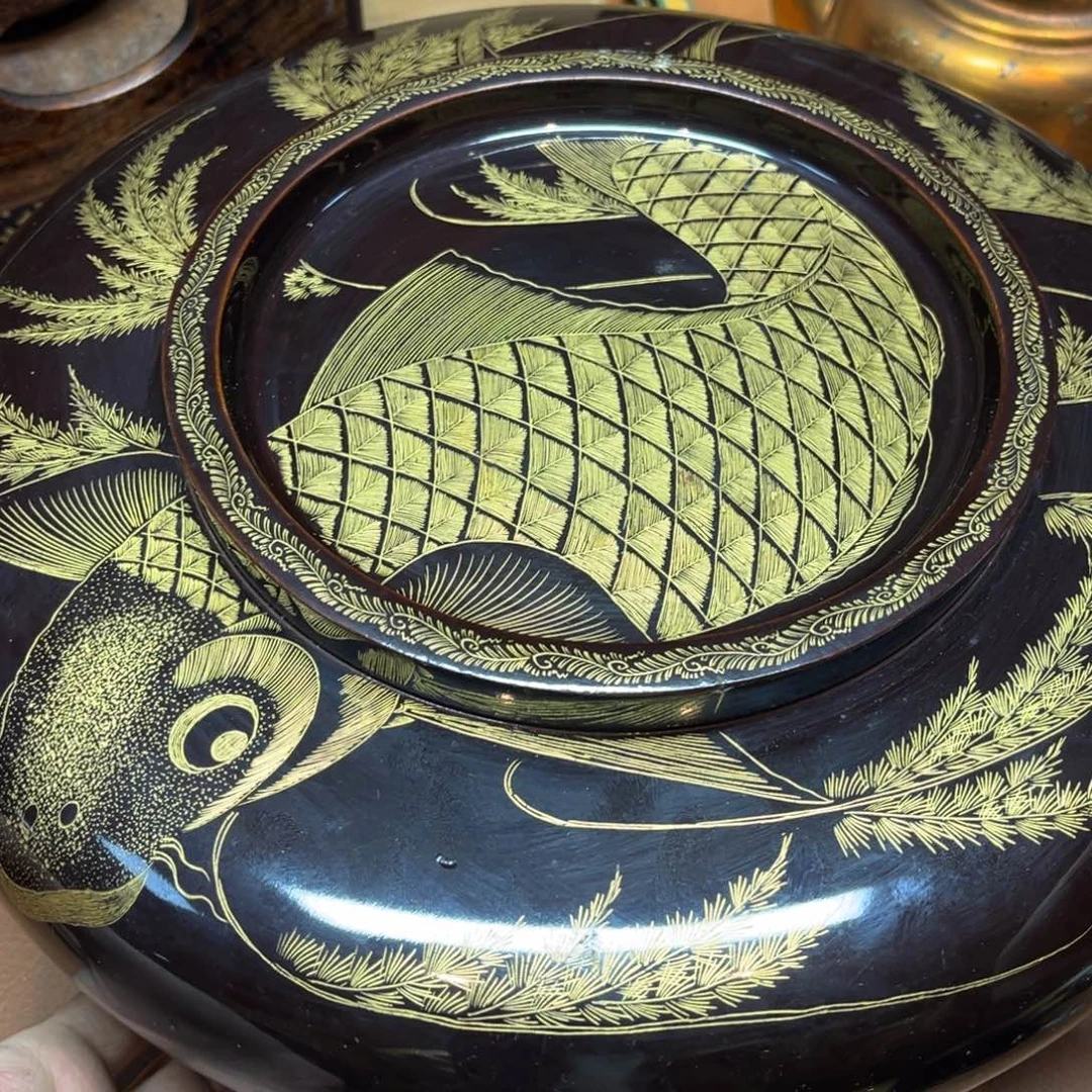 木 微瑕工艺品茶周边 红红火火