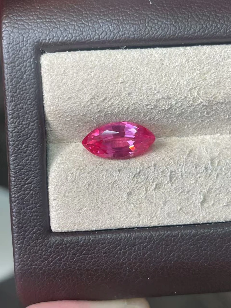 培育蓝宝石培育明亮蓝宝石2.45CT