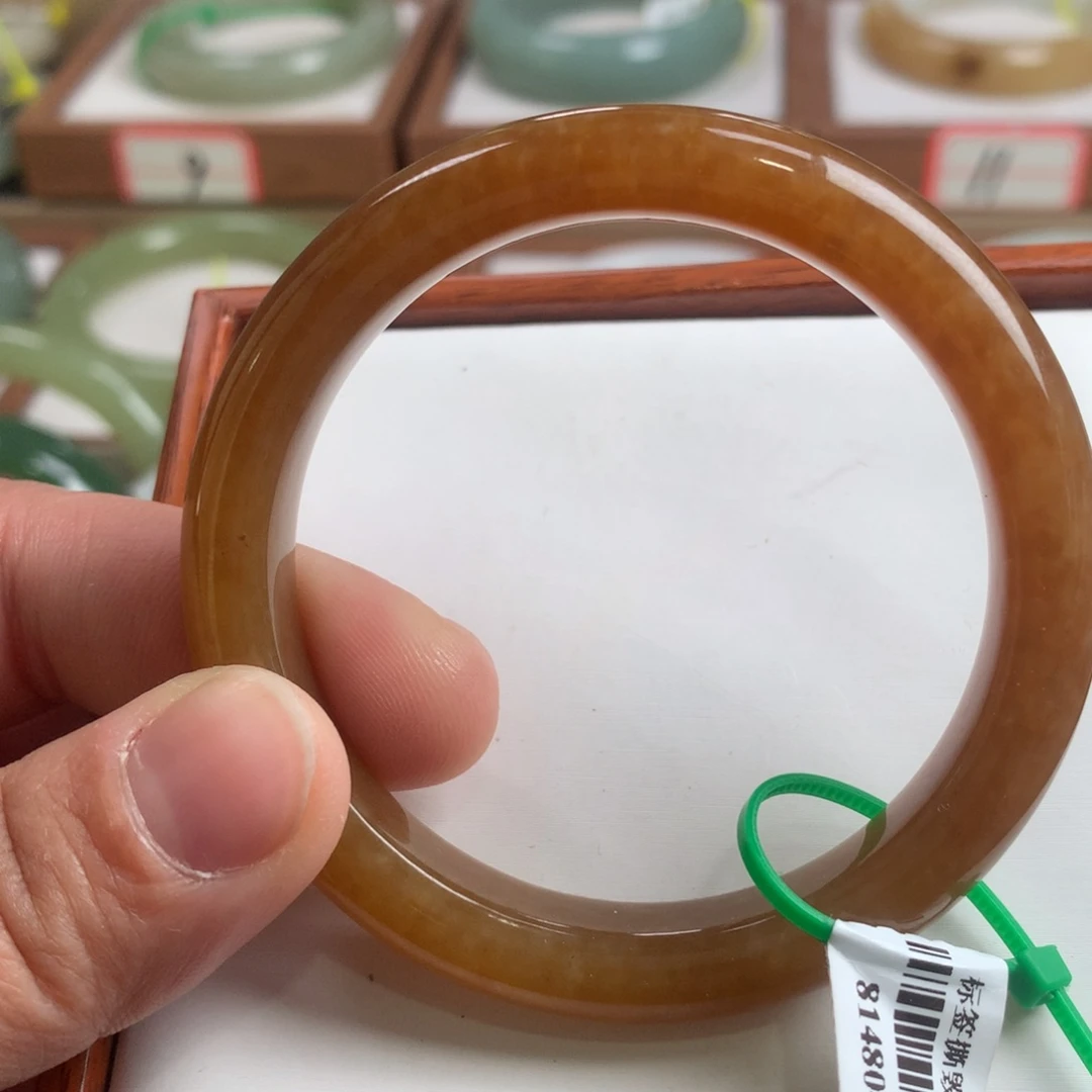 和田玉手镯未镶嵌54