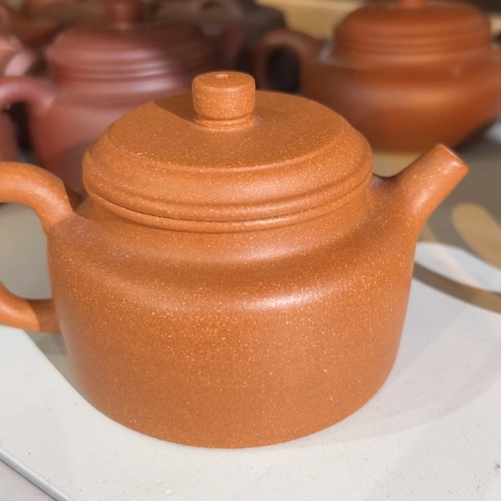 茶壶紫砂黄降坡德中220cc
