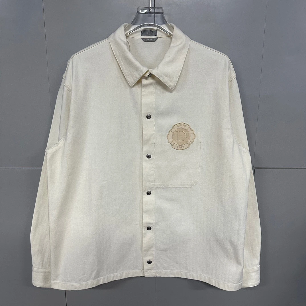 全新未使用 DIOR/迪奥 胸前刺绣字母夹克外套 52码 D14272