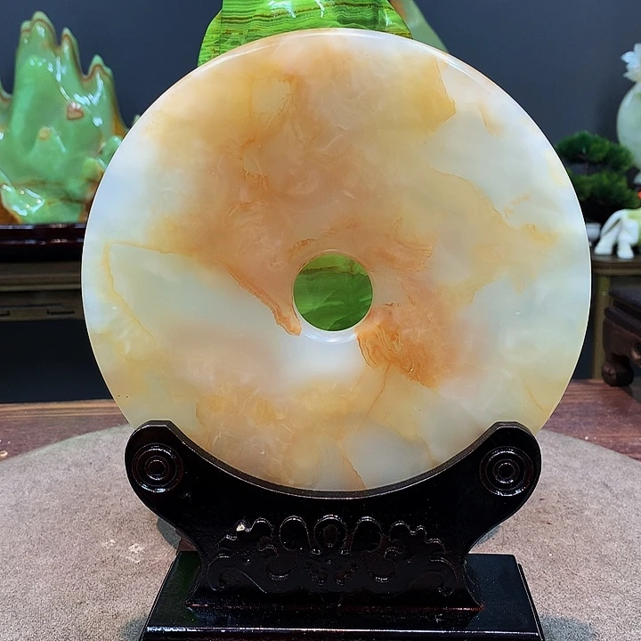 石材靠山摆件创意饰品