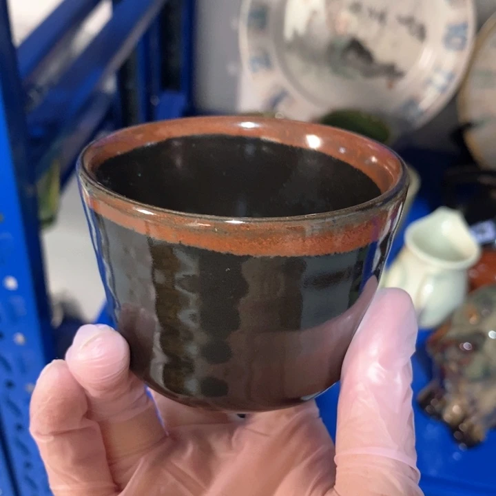 瓷片五厂茶盏五福100ml