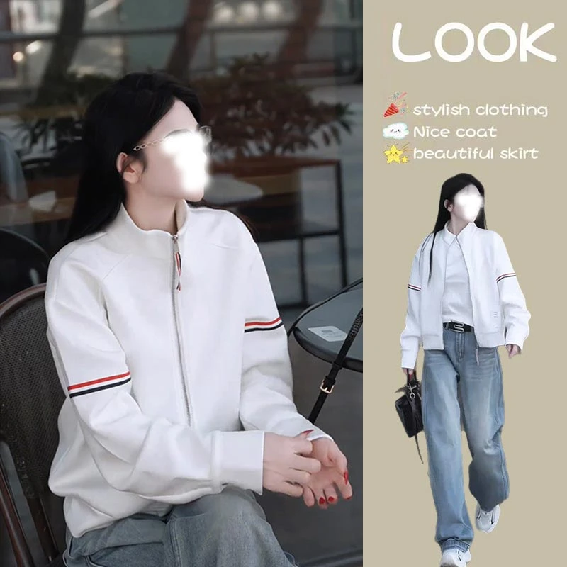 设计感运动穿搭小众时髦防风女款棒球服户外2025年春秋季新款外套