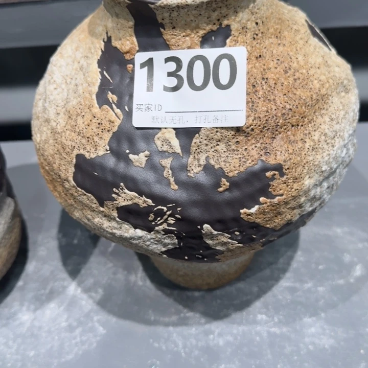 安***素瓷片景德镇高温花器编码1300高28口8默认无孔