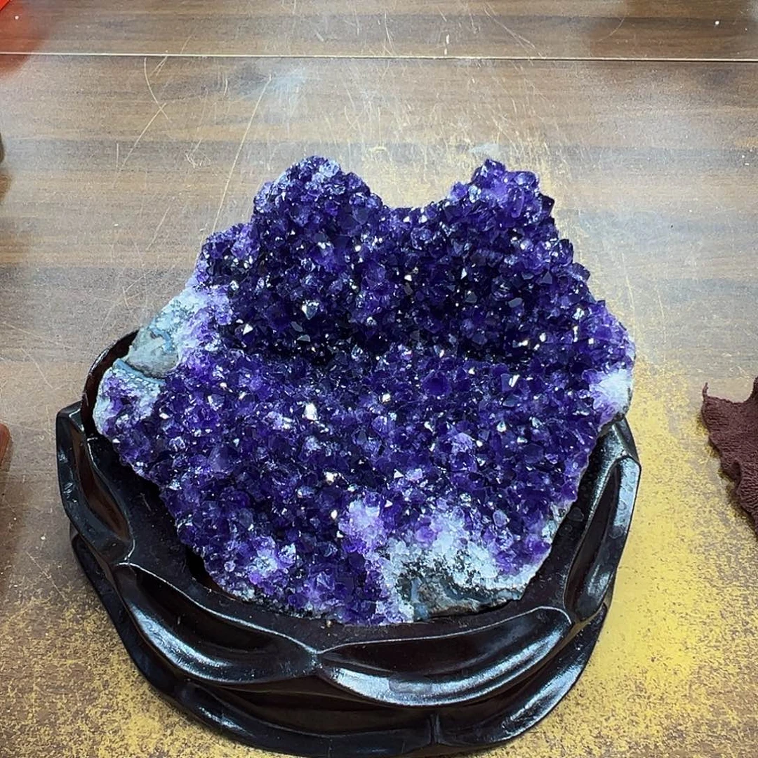 紫晶摆件未镶嵌晶体