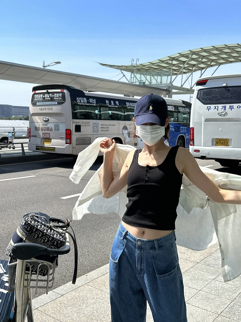 YANGLE_吊带背心女夏可外穿2025新款修身弹力遮副乳内搭无袖上衣