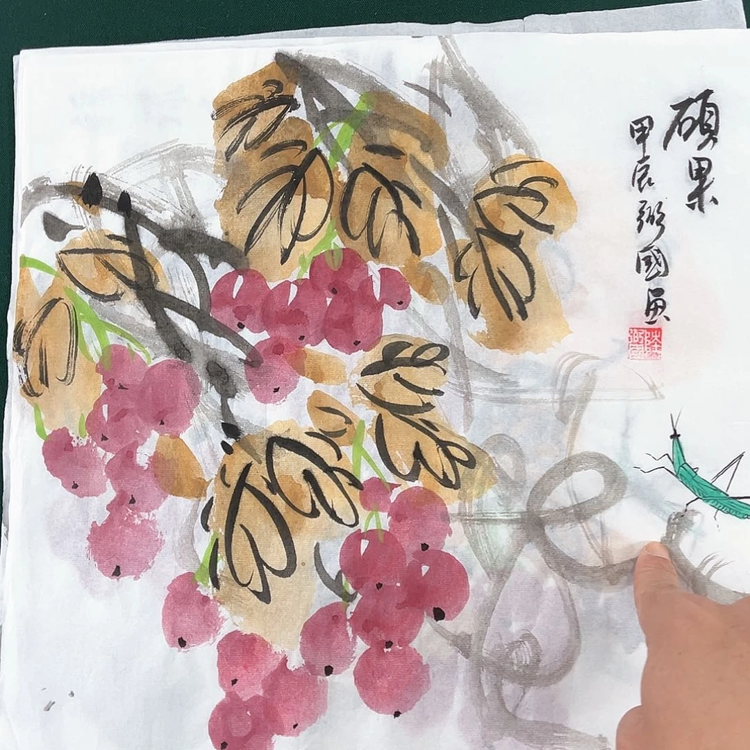 国画宣纸国画纯手绘作品