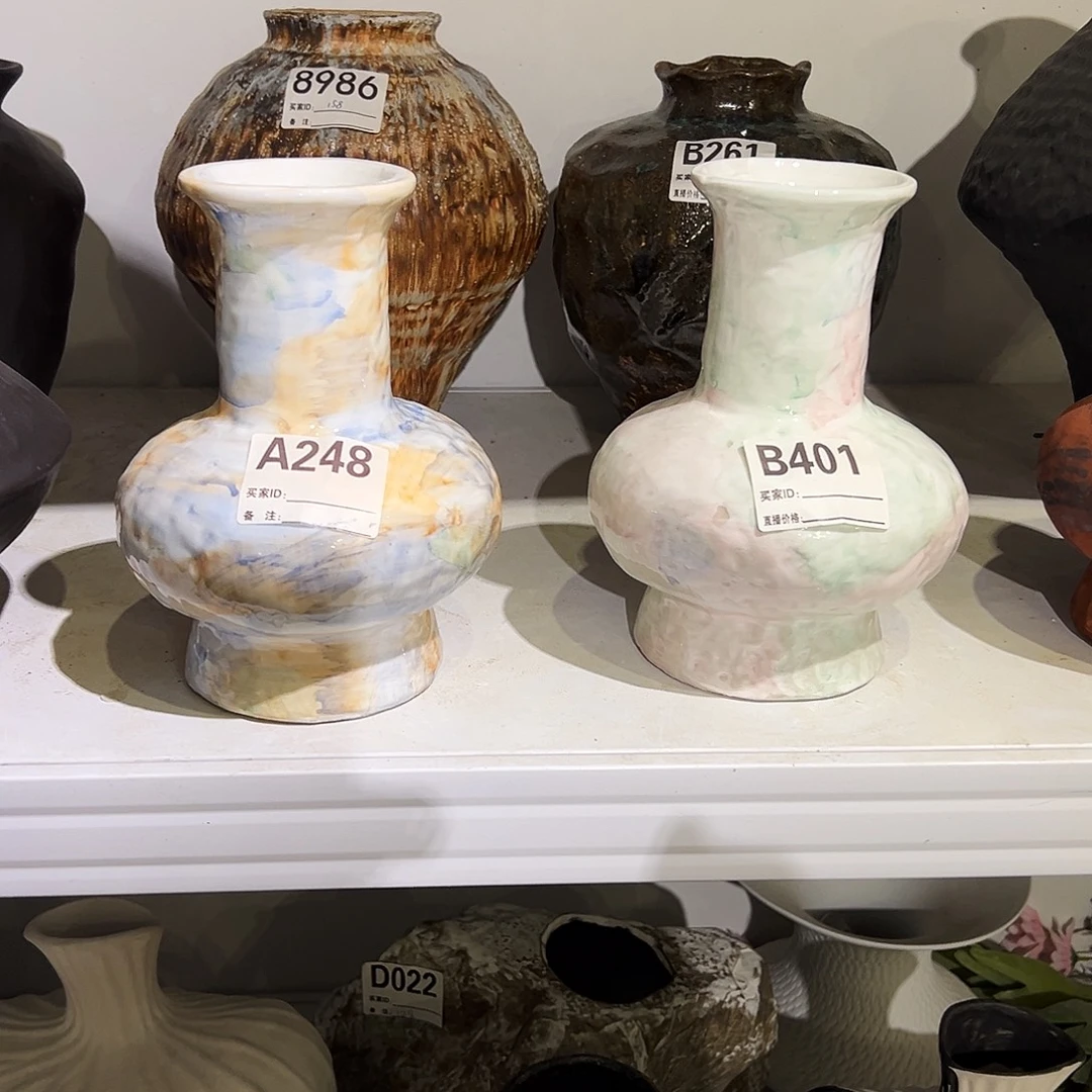 靖***洁瓶A248+b401陶瓷花瓶默认无孔