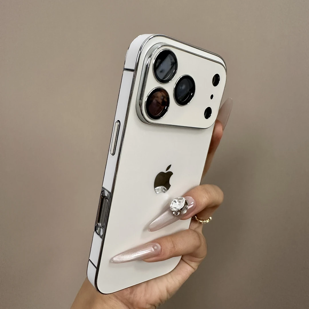 高级感带镜头膜AG磨砂手机壳适用苹果17promax/16PRO全包15/14PRO