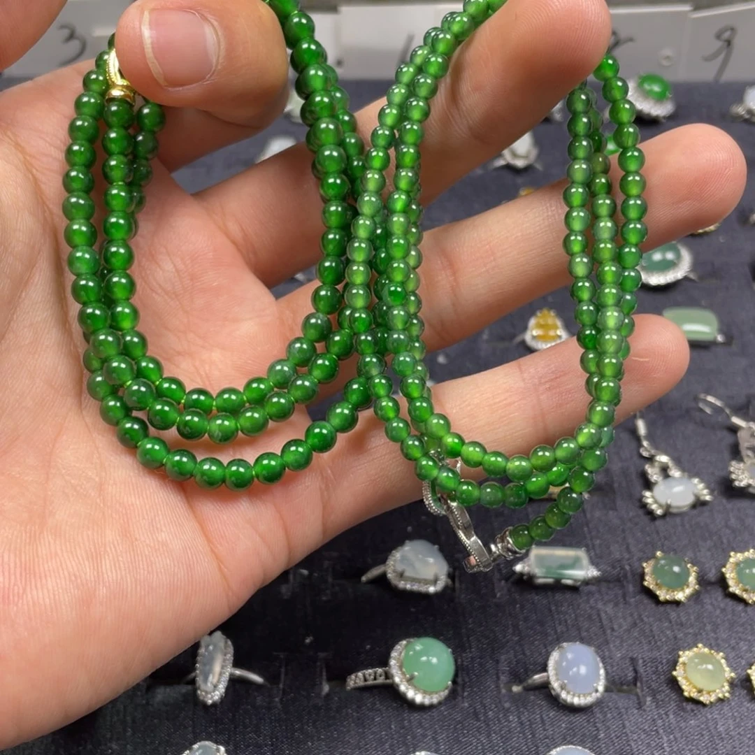 翡翠银S925镶嵌戒指