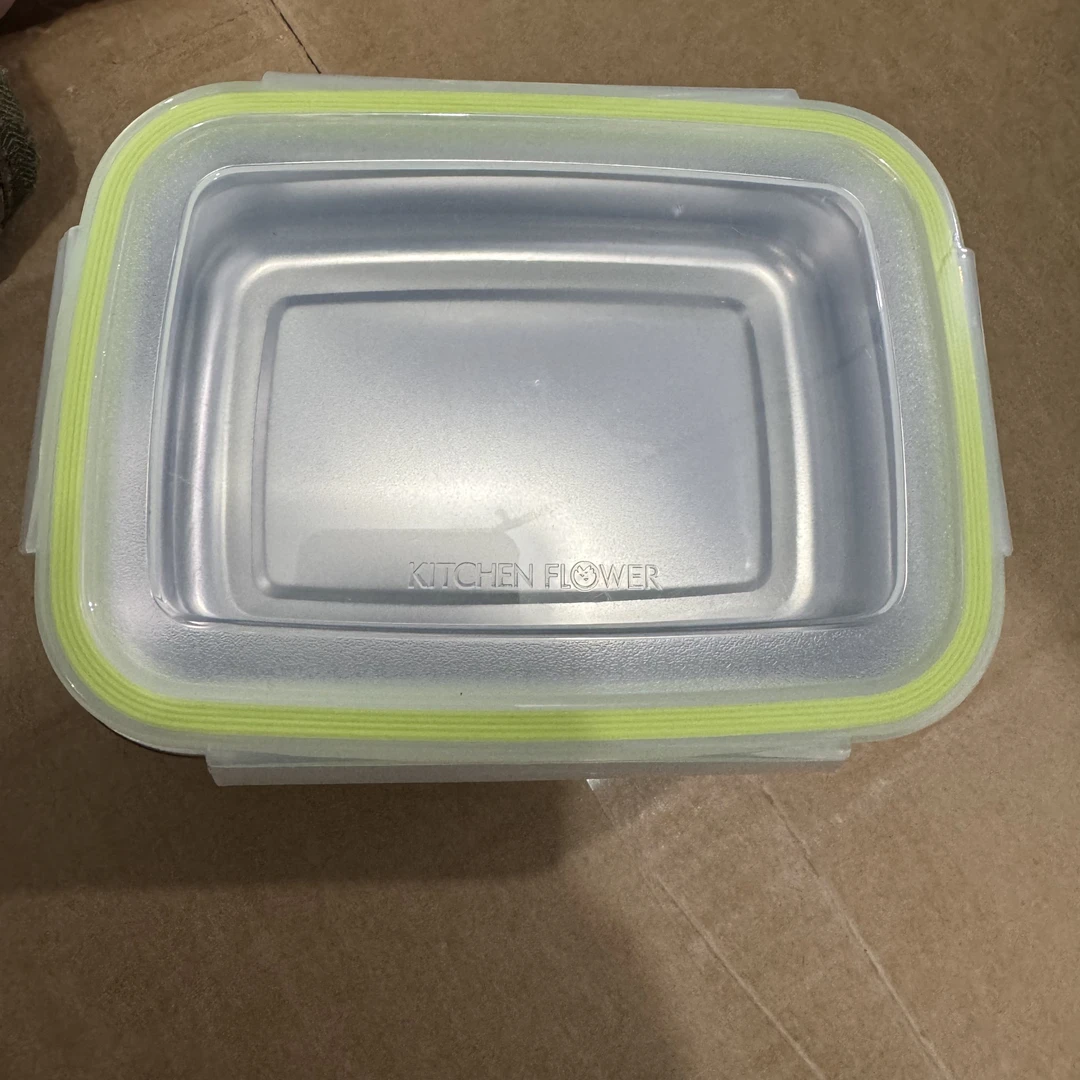 550ML 16*12*4.5cm 原单！304不锈钢便当盒一个