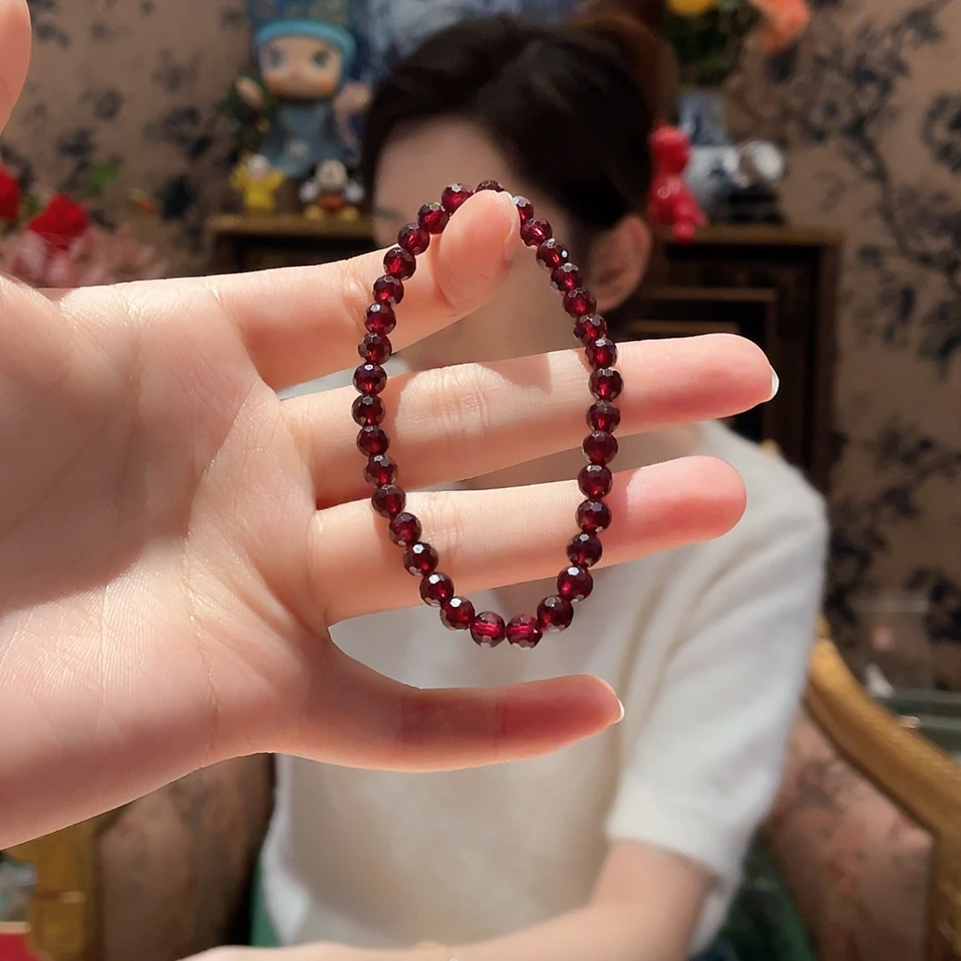 石榴石手串未镶嵌